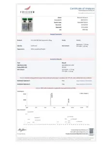 CJC-1295 (No DAC) / Ipamorelin Certificate of Analysis — Lot MVR-002