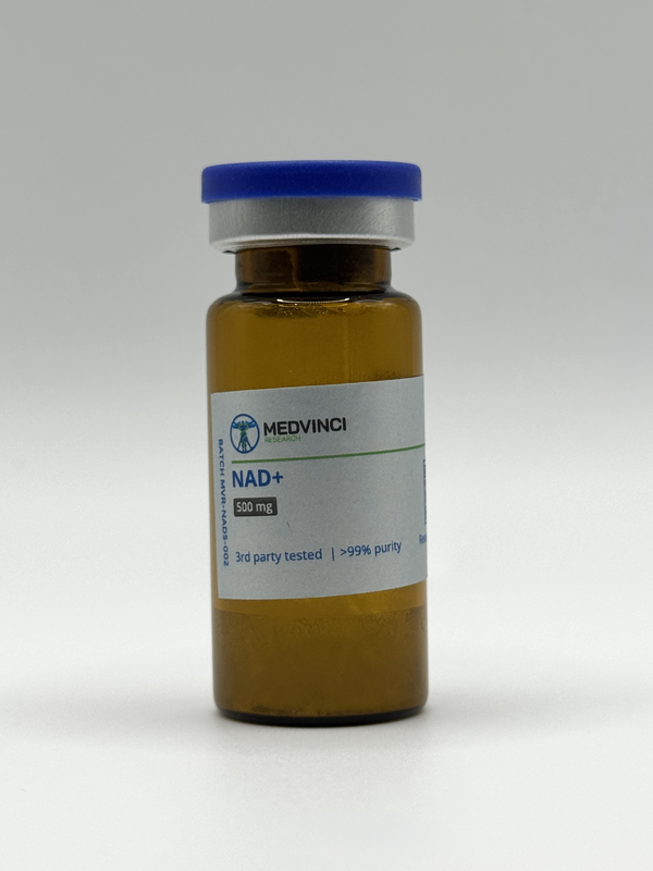NAD+ vial photograph for lot MVR-NAD5-002
