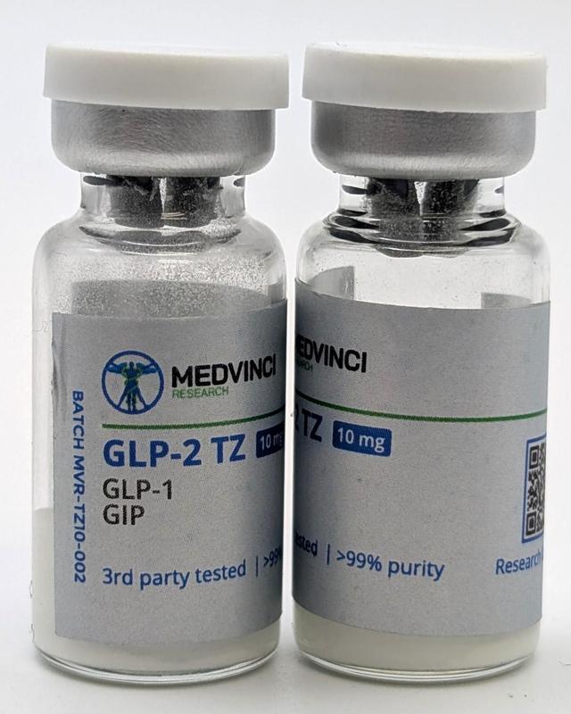 GLP-2 TZ vial photograph for lot MVR-TZ10-002