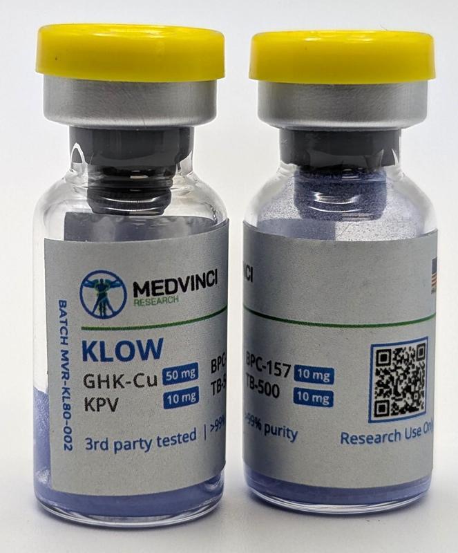 KLOW vial photograph for lot MVR-KL80-002