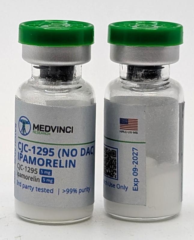 CJC/IPA (No DAC) vial photograph for lot MVR-002
