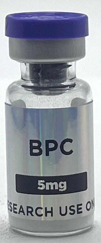 BPC-157 vial photograph for lot PS02-BP01-P