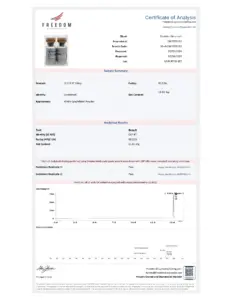 GLP-3 RT 10mg — Certificate of Analysis (Lot MVR-RT10-002)